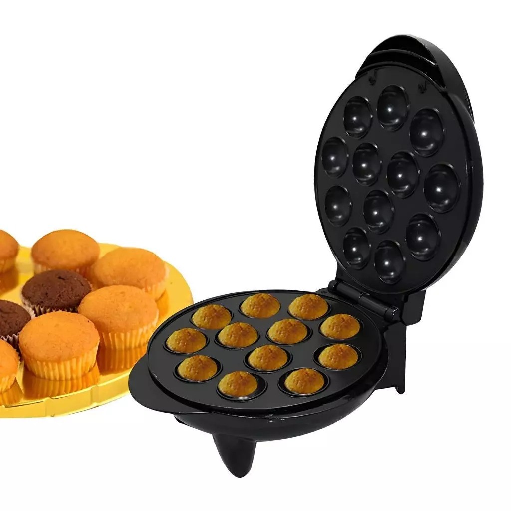 Máquina de Cake pop Cupcakes Mini Forno Elétrico Portátil Oferta