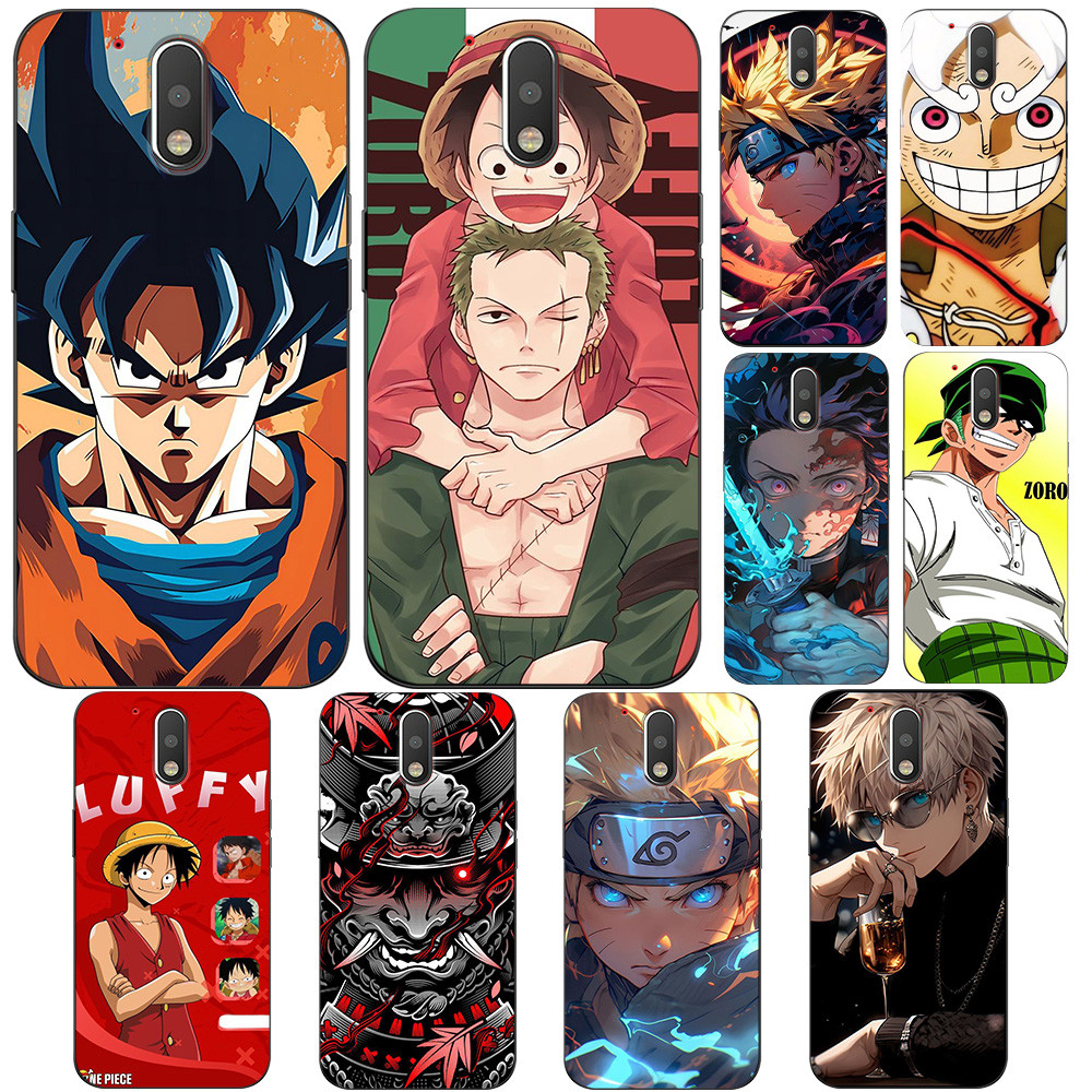 Para Motorola Moto G4 Caso De Telefone Silicone Macio Protetor Preto Tpu Mágico Quente anime