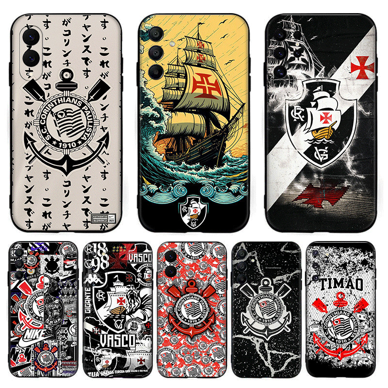 Clube Corinthians k . 3 Para Samsung J5 J7 Pro Prime Core J730 S6 Edge Compatibilidade TPU Capa De Telefone Macia Protet
