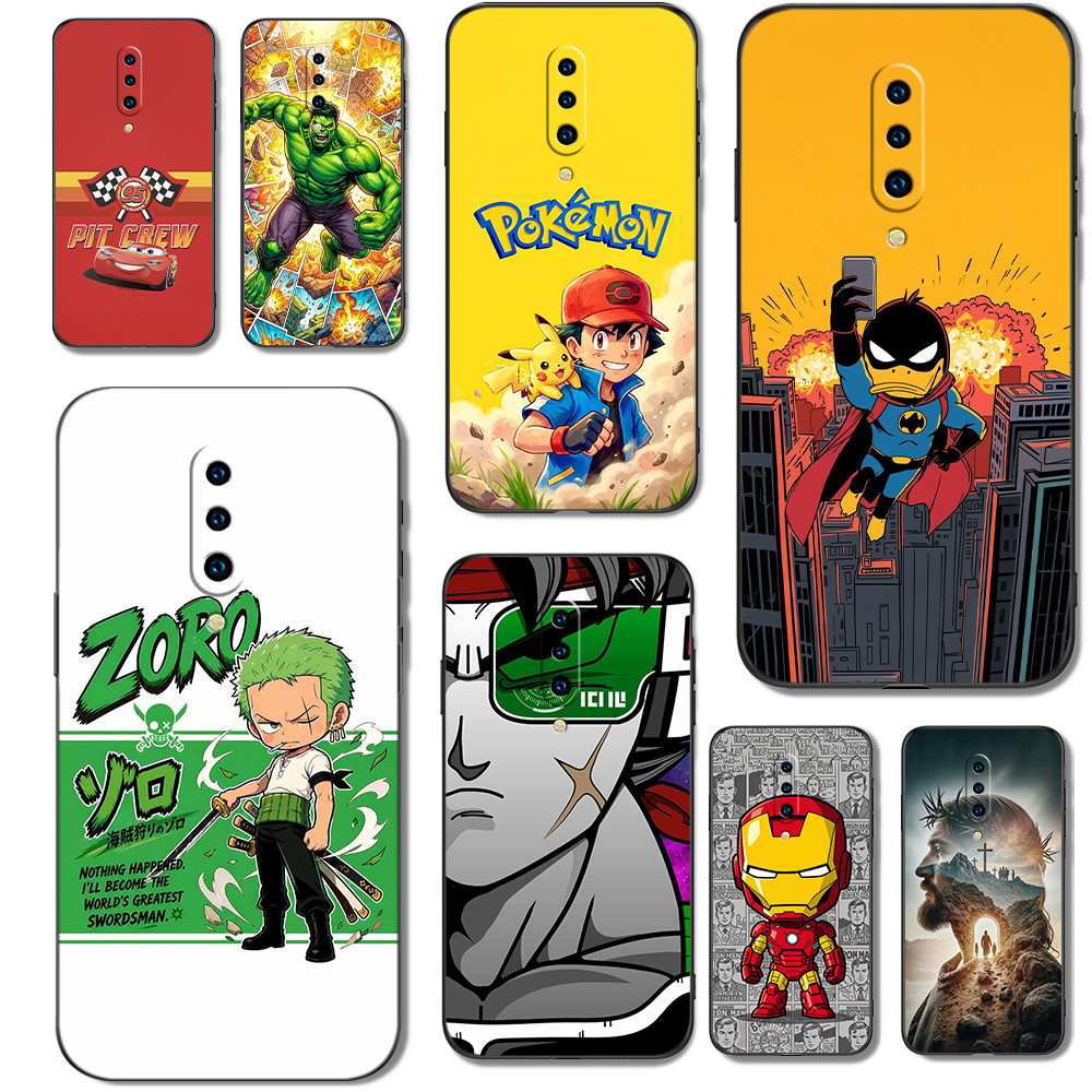 Capa Para oneplus 8 5G Traseira De Telefone Protetora De Silicone Macio Preto Tpu 6.55 Polegadas Jesus Batman Zoro Anime