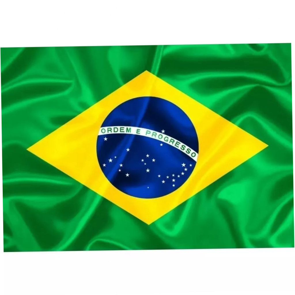 Bandeira do Brasil Copa do Mundo Grande 1,50m x 0,90m