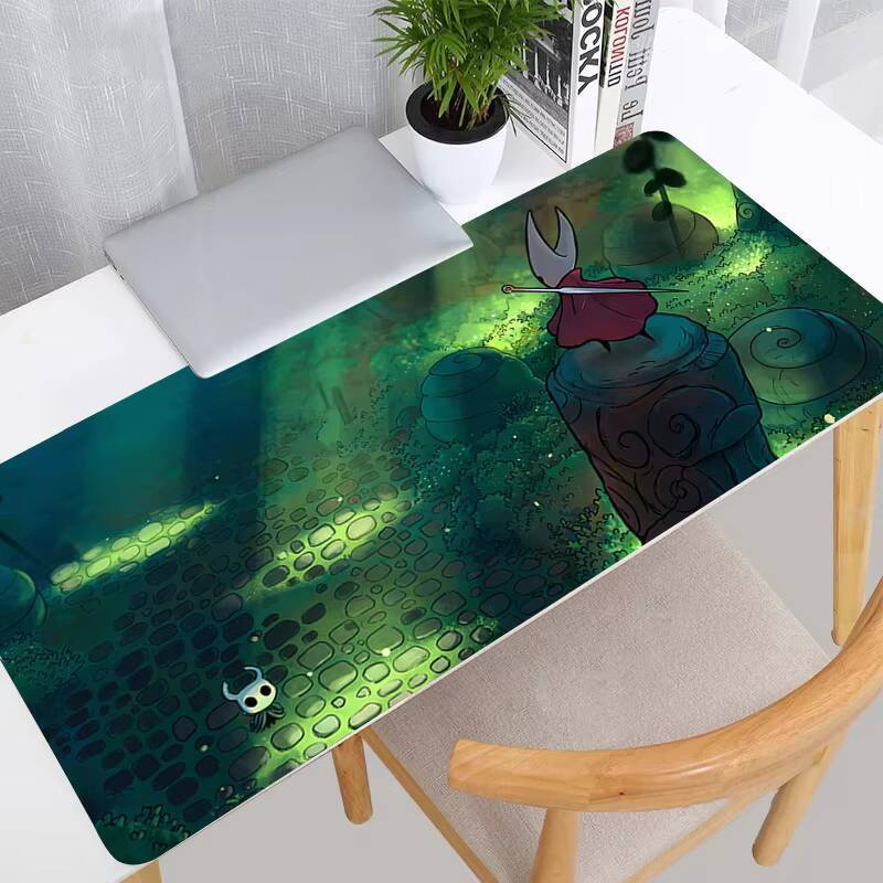 Anime Tapete De Mesa Estendido Mouse Pad H-Oco Cavaleiro Grande Teclado Engrossado Jogos Gamer Acessórios PC Computador