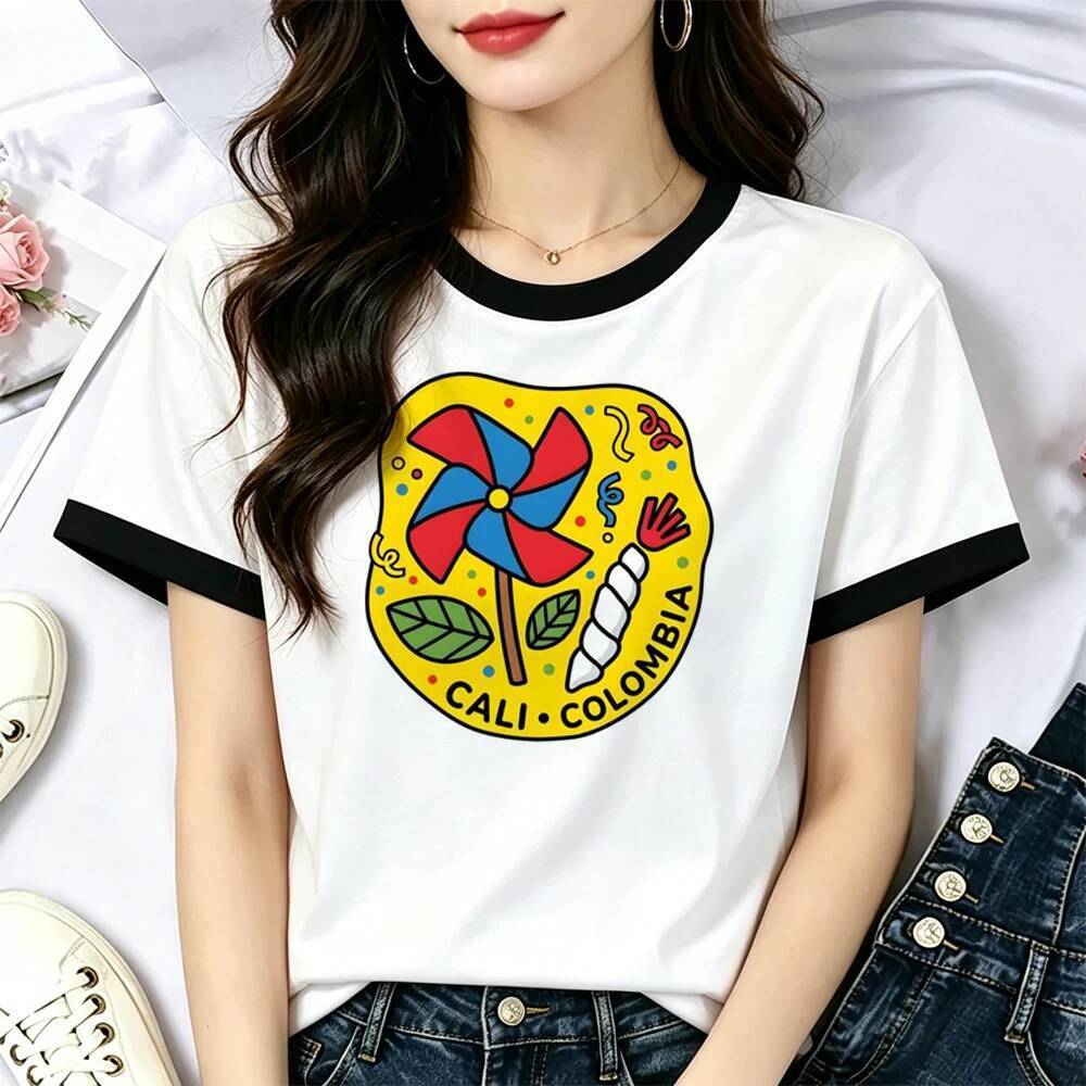 Colômbia t Camisa shoujo manga y2k Festa Japonesa anime Gótica Retro cutecore Barata