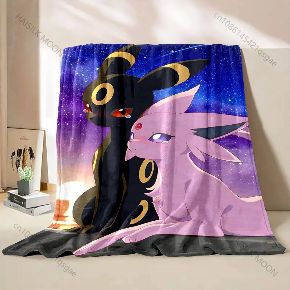 Novo Produto ! Bonito Umbreon E Sylveon Impressão Cobertor Para Casa Sofá Viagem Escritório Break Crianças Estudante Pre