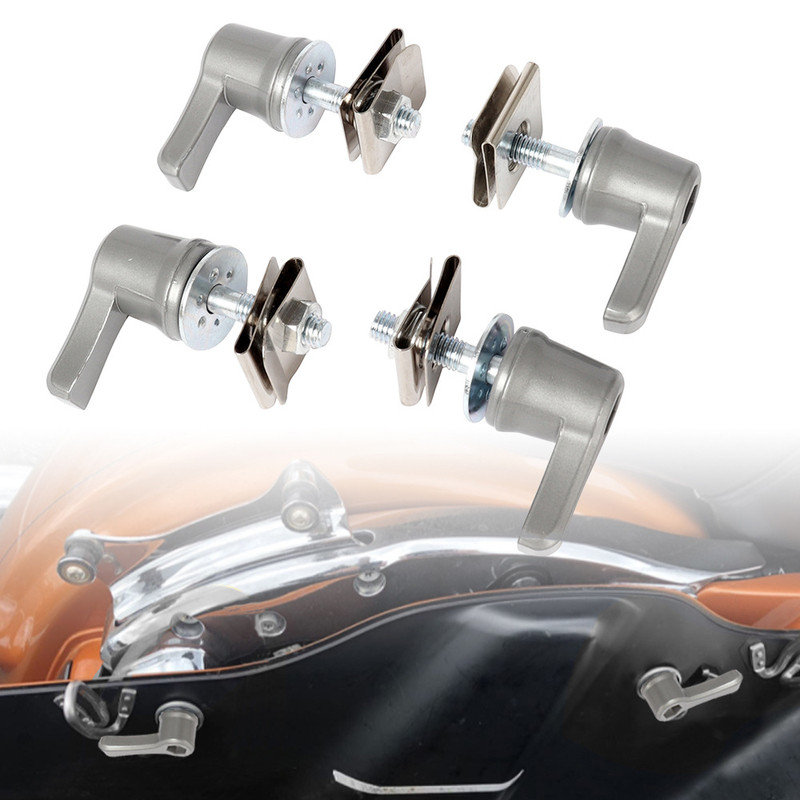 Acessórios para motocicleta Harley Glider Street Glider King 92/21 Parafusos de suporte de montagem de caixa lateral