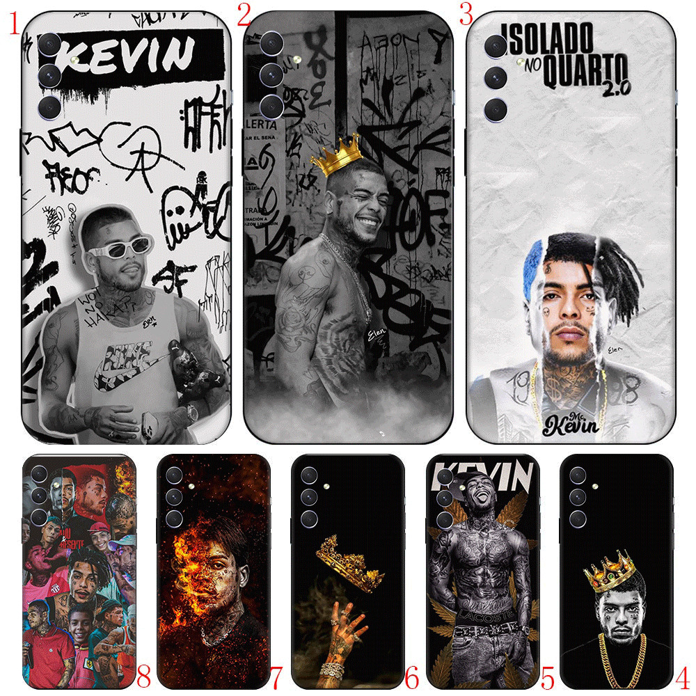 A8 Cantor MC Kevin Samsung A01 Ue A02 M02 A03S A10 S A20 A30 Compatibilidade TPU Casos De Telefone Capa Protetora