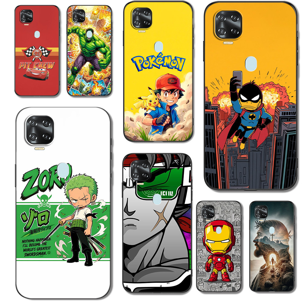 Capa Para ZTE Blade V2020 Axon 11 SE 5G Traseira De Telefone Protetora De Silicone Macio Preto Tpu Jesus Batman Zoro Ani