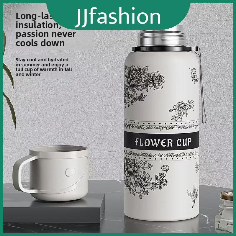Garrafa Portátil Da Isolação Flor Com Fechamento E Filtro Do Chá Para O Escritório Exterior