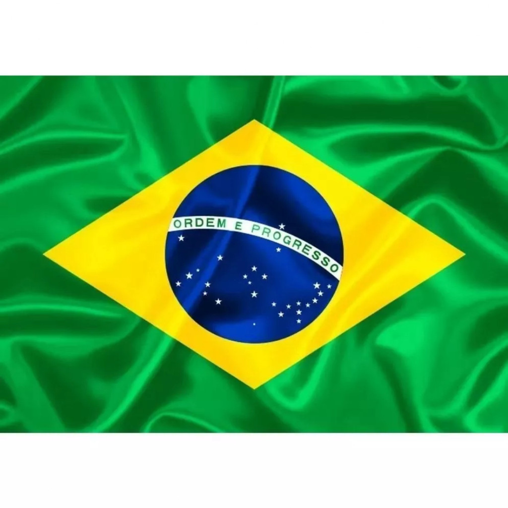Bandeira do Brasil Copa do Mundo Grande 1,50m x 0,90m