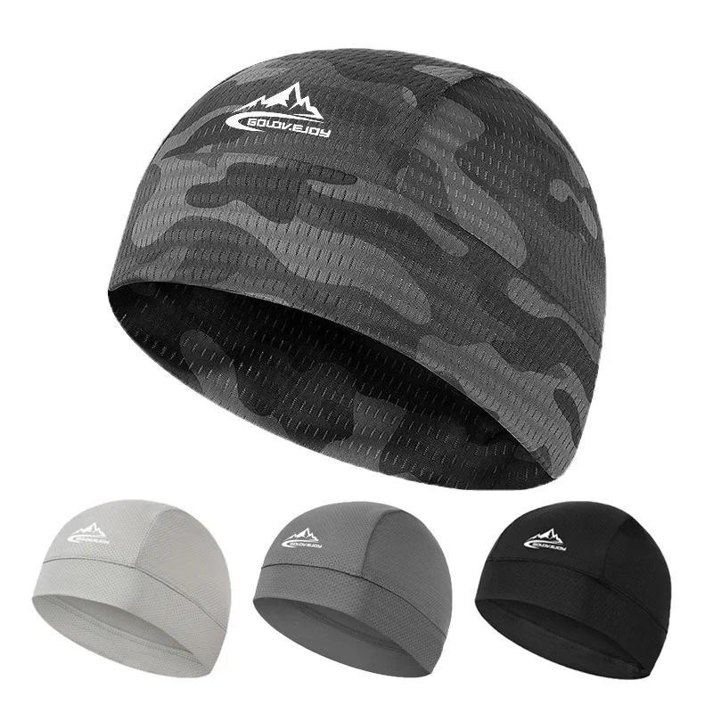 Boné de Ciclismo de Secagem Rápida, Anti-UV, Boné Esportivo, Boné Refrescante, Forro de Capacete, Boné Absorvente de Suo