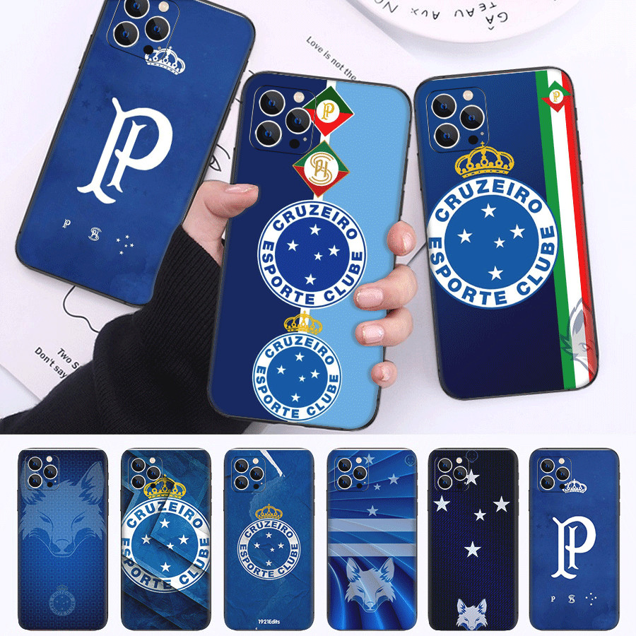 Cruzeiro Q98 Para Samsung S6 S7 S8 S9 Edge Plus Compatibilidade TPU Capas De Telefone Capa Protetora