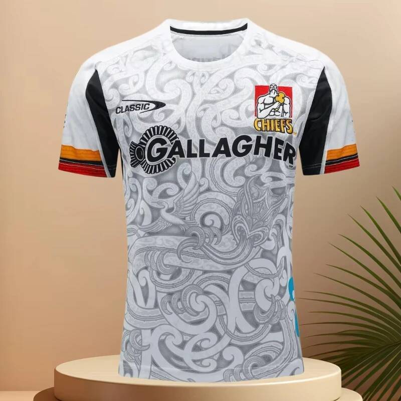 2026 Verão Nova Zelândia Rugby Gallagher Chefes Camisa Masculino Treinamento De Camiseta Fã Especial Família Crianças Ca
