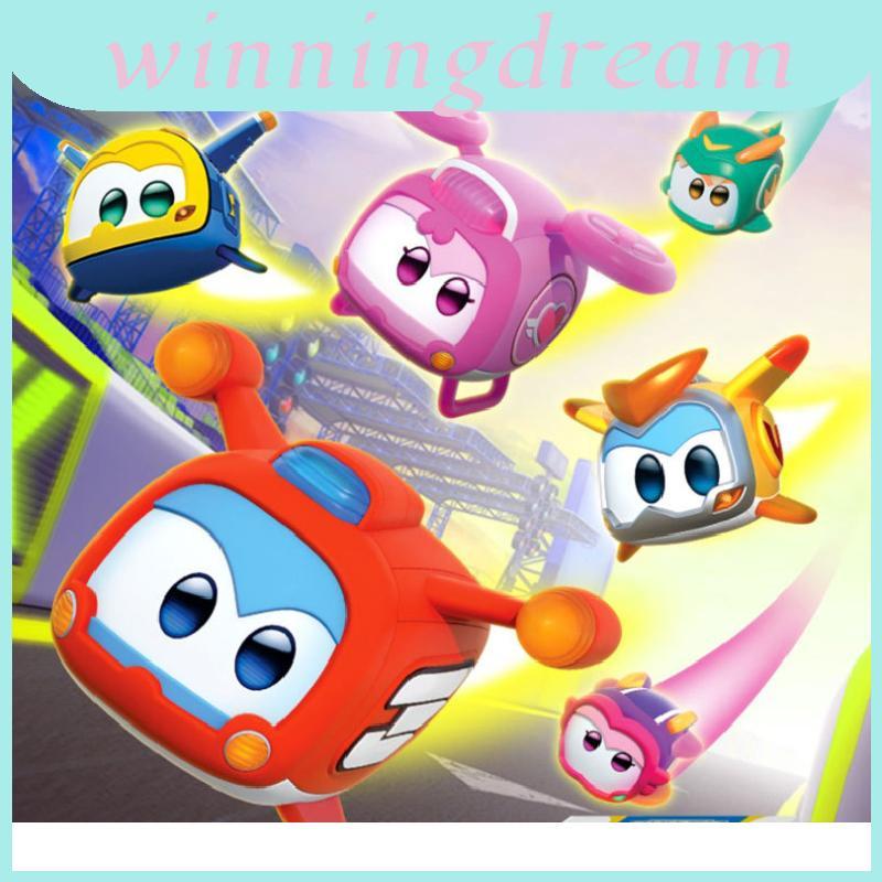 Conjunto De Robôs Para Animais De Estimação Lets Go Super Wings Com Luzes Piscantes E Recursos Diy Jovens Fãs