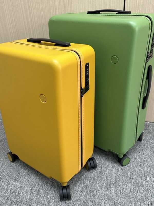 Mala de carrinho para estudantes, mala de embarque silenciosa com roda Universal, mala ligeiramente defeituosa