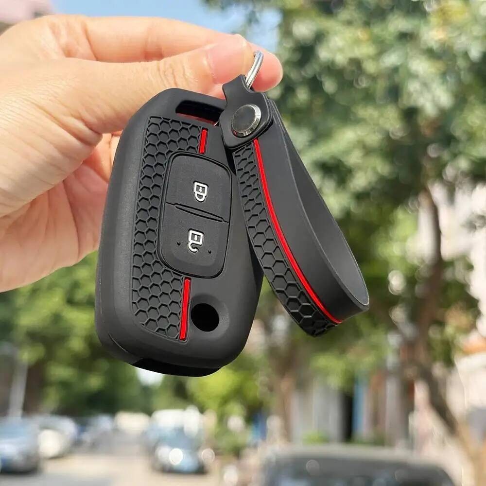 Para Renault Captur Duster Logan Stepway TWingo Clio Sandero Arkana Kadjar Chave Do Carro Fob Caso Chaveiro Silicone Tit