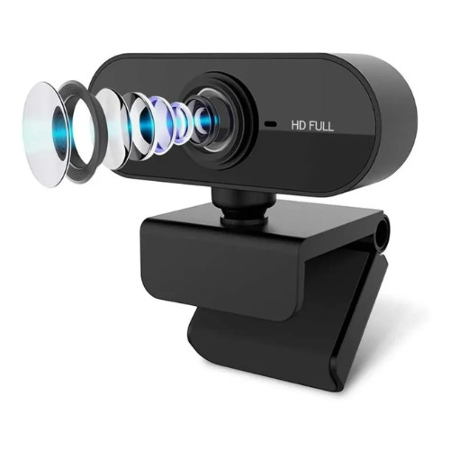 Camera Hd 1080 P Webcam Web Cam Microfone Para Computador