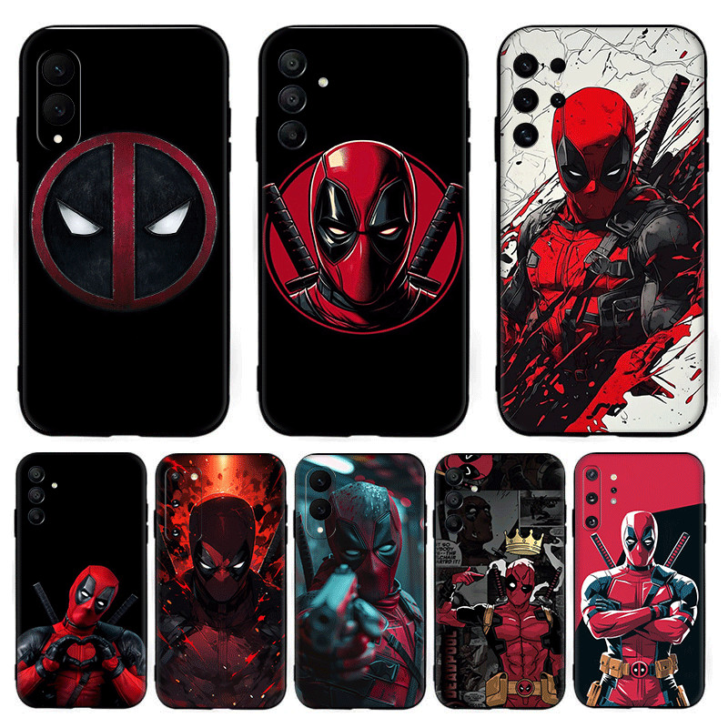 Deadpool Filme design d . 3 Para Samsung S7 Edge S8 S9 Plus Compatibilidade TPU Caso De Telefone Capa Macia Protetora