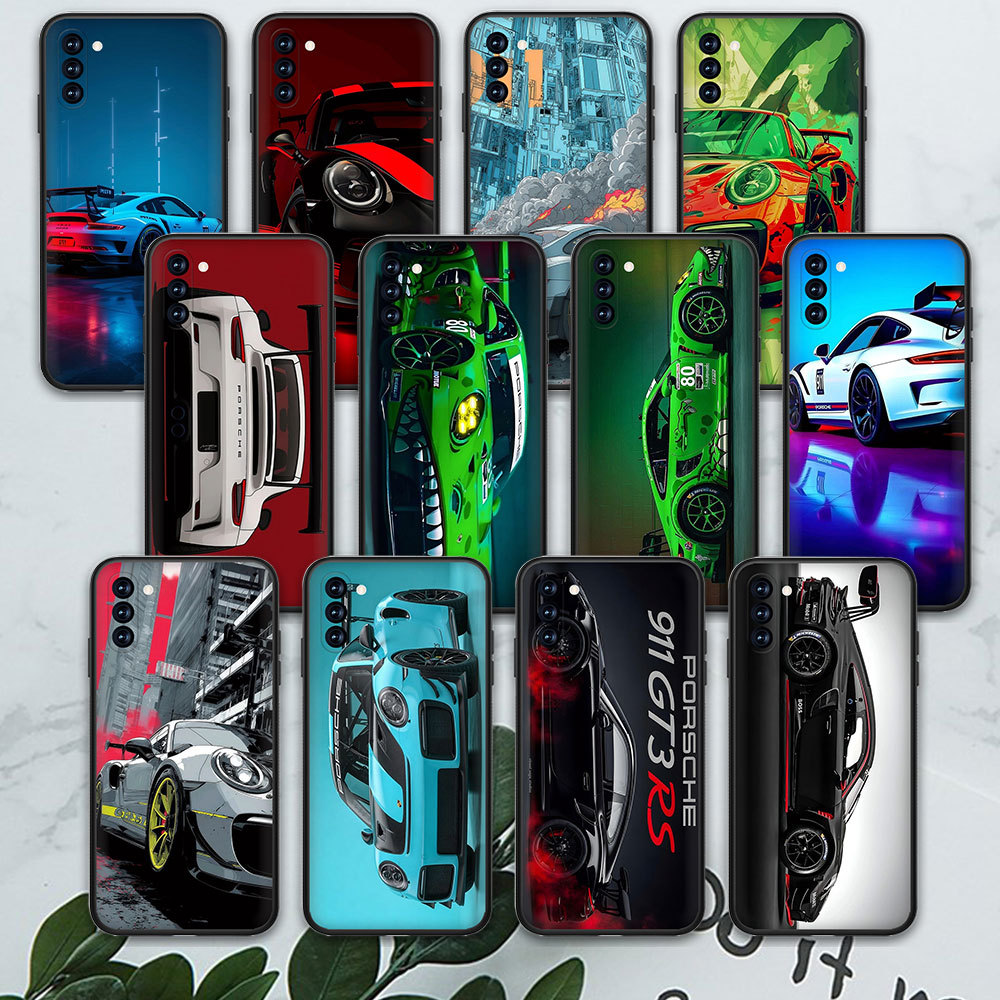 Capa De Telefone 861N Porsche Samsung Galaxy A10 A10S A6 A6Plus A7 A8 A8Plus A9 2018 Silicone Macio