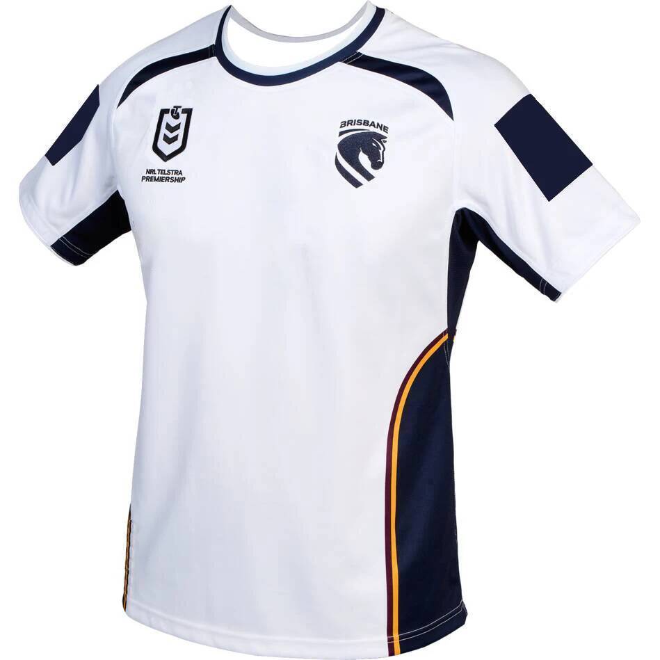 2026 Brisbane Broncos Away Rugby Jersey Masculina Estilo NRL Camisa De Treinamento Respirável De Secagem Rápida S-6XL