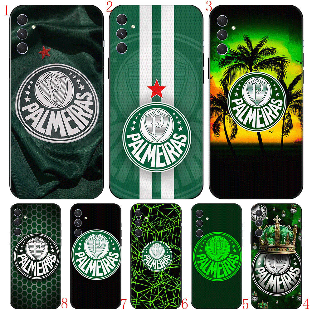 Palmeiras Club FC C12 Para Samsung S6 J730 J2 J5 J7 Pro Prime Core TPU Capa De Telefone De silicone Macio Preto