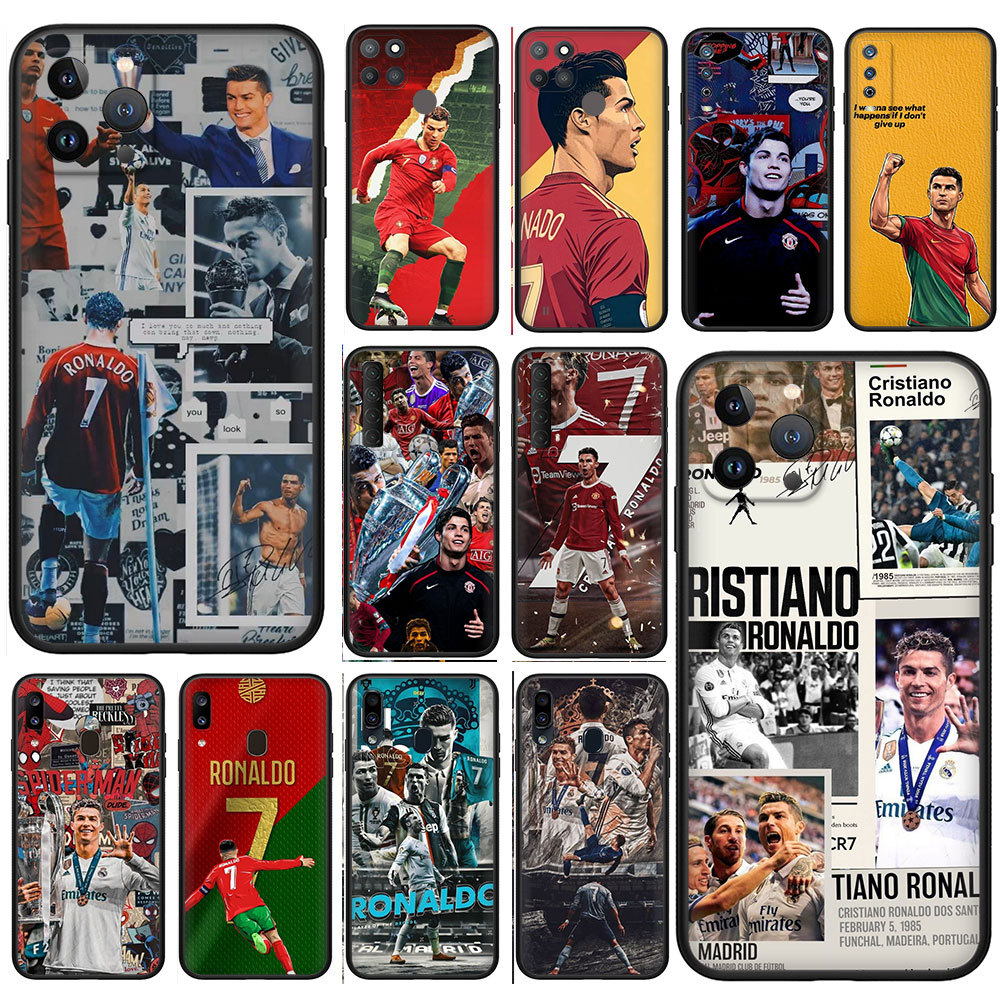 Capa De Telefone Samsung Galaxy A6 A6Plus A7 A8 A8Plus A9 2018 7G2B Cristiano Ronaldo Em Estoque Pronto