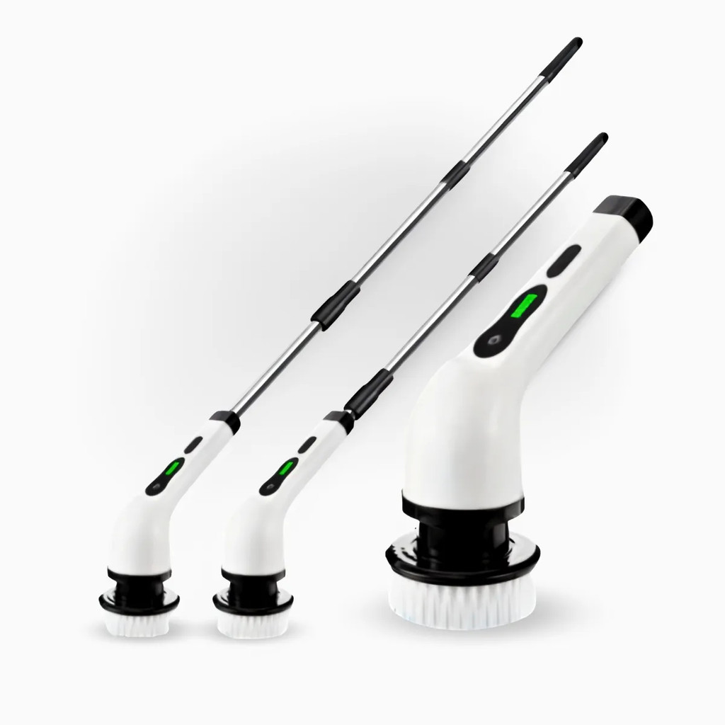 Esfregão Elétrico 9 em 1 Sem fio Escova De Limpeza Pesada Multiuso 360 Recarregável Giratória Pro