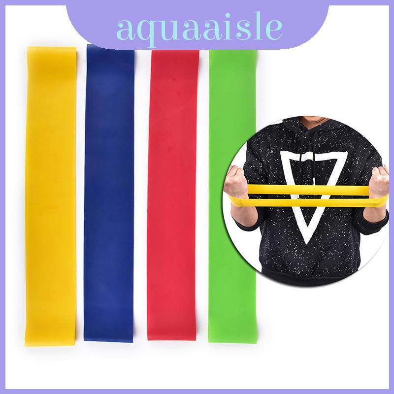 Yoga Látex Loop Resistência Fitness Elástico Cinta Pista Treinamento Antipull Laço Puxar