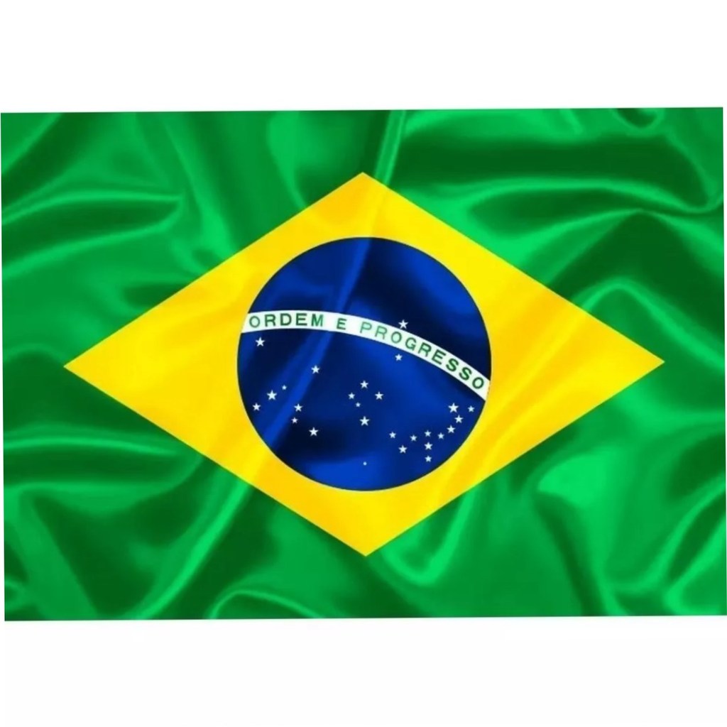 Bandeira do Brasil Copa do Mundo Grande 1,50m x 0,90m