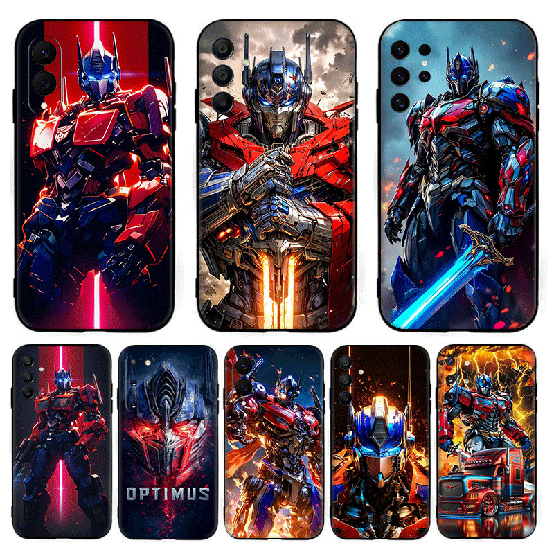 Autobots Optimus Prime X . 3 Para Samsung S7 Edge S8 S9 Plus Compatibilidade TPU Capa De Telefone Macia Protetora