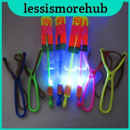 Atraente Led Sling Shot Toy Arrow Copter Ilumina Qualquer Reunião De Férias