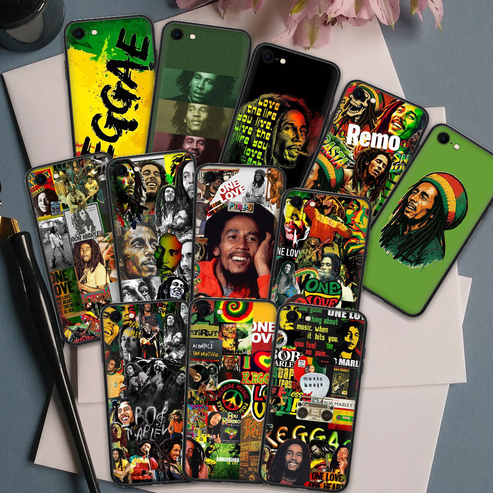 Capa De Telefone 8B81 Bob Marley Samsung Galaxy A10 A10S A6 A6Plus A7 A8 A8Plus A9 2018 Silicone Macio