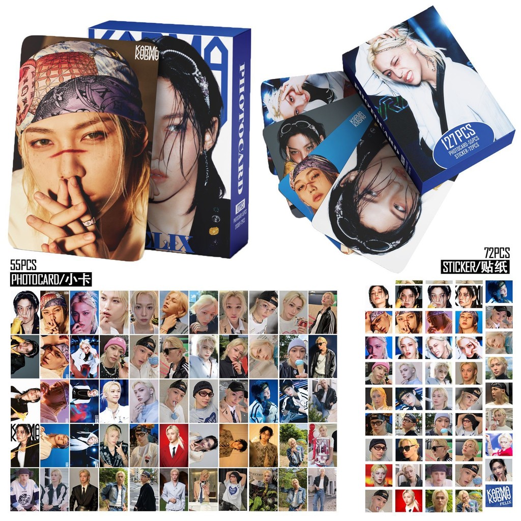 Detalhes do 127pcs/box Stray Kids Photocards KARMA KPOP LOMO Card