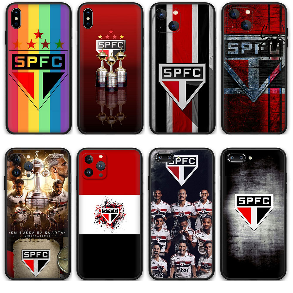Capa De Telefone Macia 4S53 São Paulo FC Samsung Galaxy A10 A10S A6 A6Plus A7 A8 A8Plus A9 2018