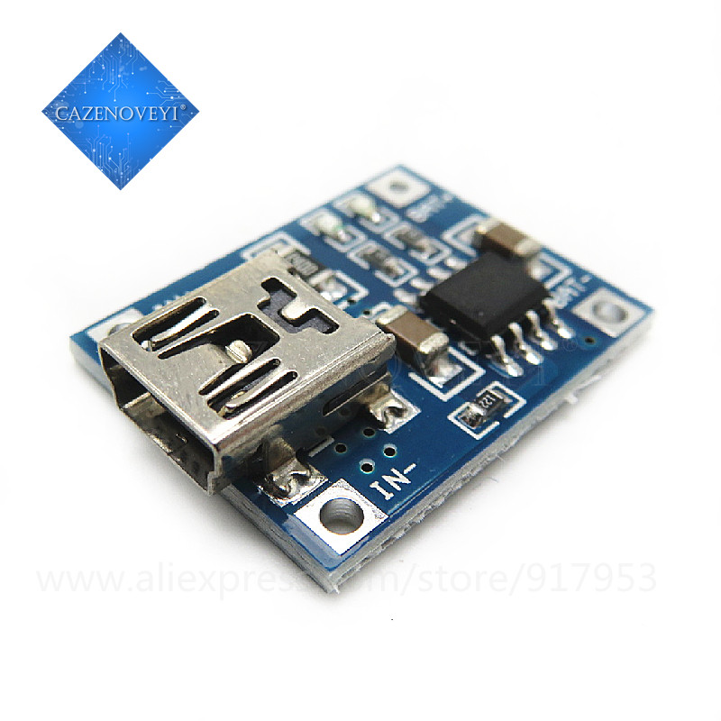 5 Peças TP4056 1A Mini Porta Mike USB Lipo Bateria Placa De Carregamento Módulo Carregador Lítio chip DIY