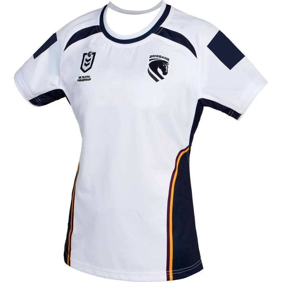 2026 Brisbane Broncos Away Rugby Jersey Feminina Estilo NRL Camisa De Treinamento Respirável De Secagem Rápida Leve S-6X