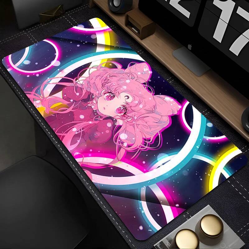 Japão Anime Mouse Pad PC Marinheiro Lua Teclado De Jogos Tapete XXL Rosa Kawaii Mousepad Gamer Gabinete De Mesa Para Pre