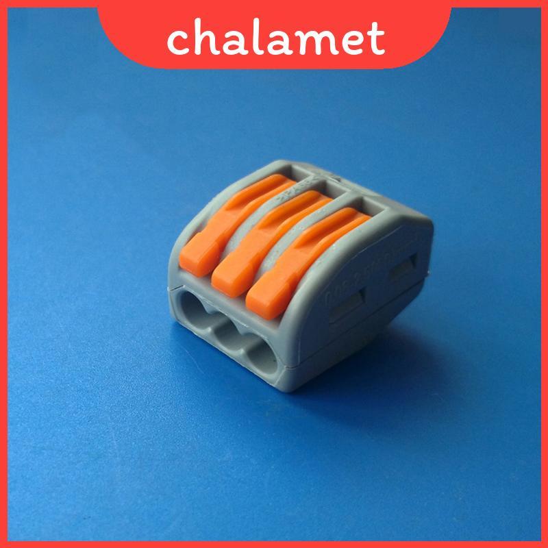 Durável E Retardador De Chamas 3 Vias Reutilizável Mola Alavanca Terminal Bloco Cabo Elétrico Conector Fio