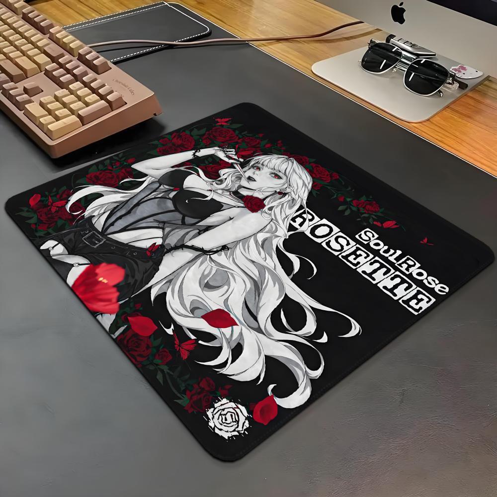 Soul Rose HD Impresso Anime MousePad Pequeno Acessórios De Jogo 450X400 Antiderrapante Almofada De Computador Bloqueio B