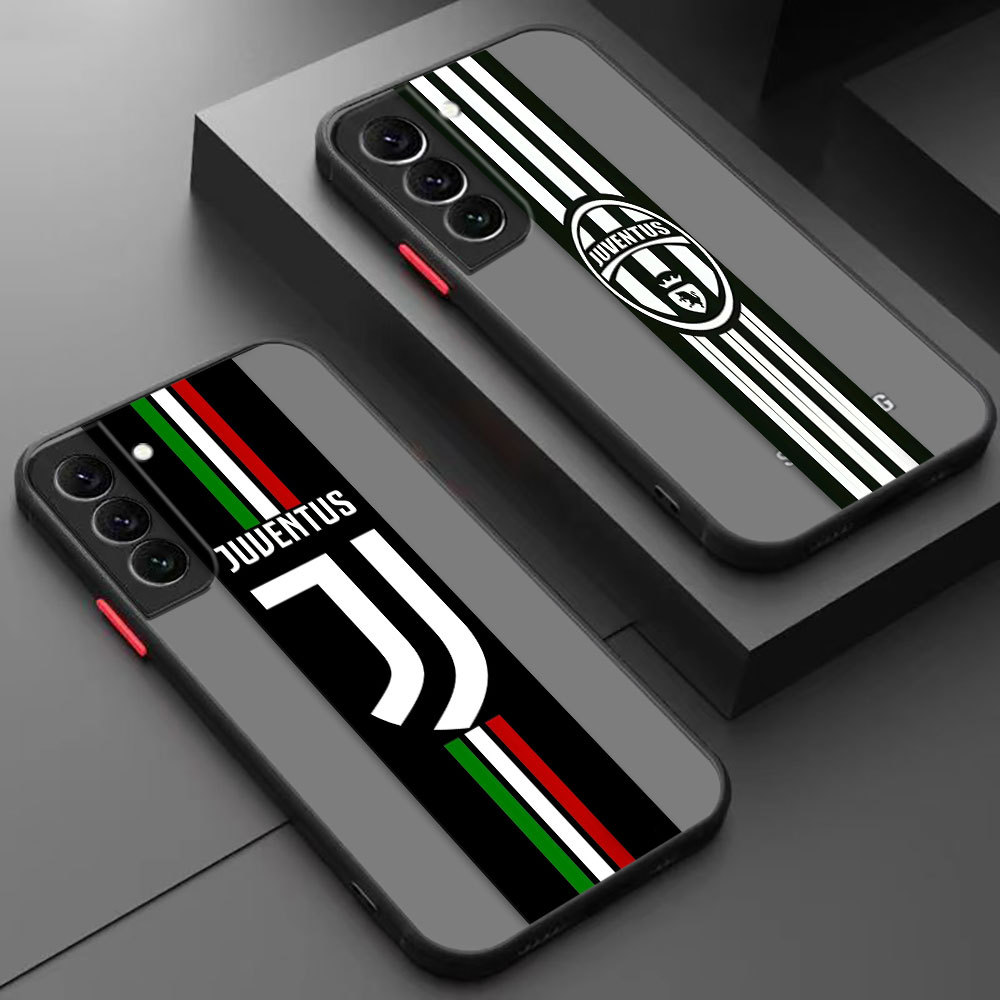 Capa De Telefone Juventus Futebol 081A Para Samsung S22 S25 S20 S21 S23 S24 Plus Ultra FE A33 A17 A34 A42 A52S A53 A54 A