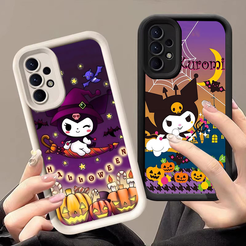 Kuromi Melody Capa De Halloween Para Samsung A57 A56 A55 A37 A36 A35 A53 A54 5G A73 A34 A07 Macia A25 A22 A23 A14 A15 A1