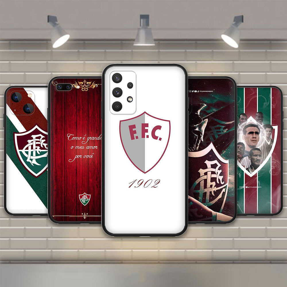 Capa De Silicone TPU 505S Fluminense Samsung Galaxy A10 A10S A20 A20S A21 A30 A30S A50 A50S A70 Telefone