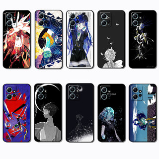 Capa De Telefone Preta Macia E Elegante Para Xiaomi Redmi Note 12 4G Land of the Lustrous caseg
