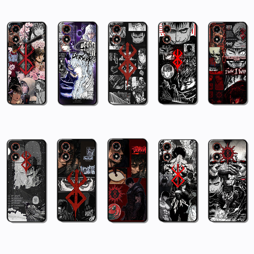 Capa De Telefone Preta Macia E Elegante Para Motorola Moto G04 G04S G05 G15 G35 