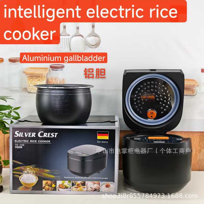 Panela de arroz inteligente com tela sensível ao toque 5L, eletrodomésticos, multifuncional, grande capacidade, cronomet
