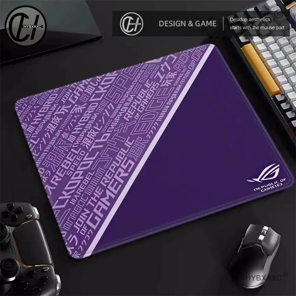 Hybxacc Grande Quadrado Mouse Pad Tapetes De Mesa Do Computador Borracha Antiderrapante Costurado Borda Acessórios Jogo