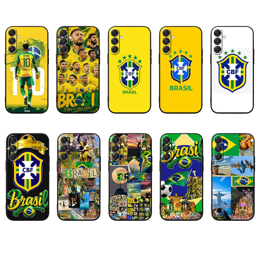 Samsung A55 A35 A24 A25 161mm A15 A05 A05S M55 M15 M35 4G 5G BRASIL Macio Preto TPU Caso De Telefone