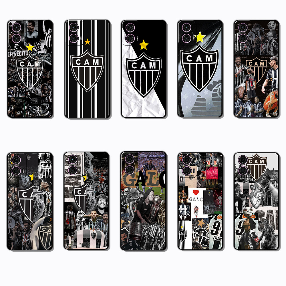 Capa De Telefone Preta Macia E Elegante Para Motorola Moto G24 G34 G85 G45 S50NE