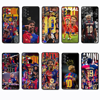 Capa De Telefone Preta Macia E Elegante Para Samsung Galaxy A13 A23 A32 A33 A52 A53 A72 A73 Lamina Yamal caseg