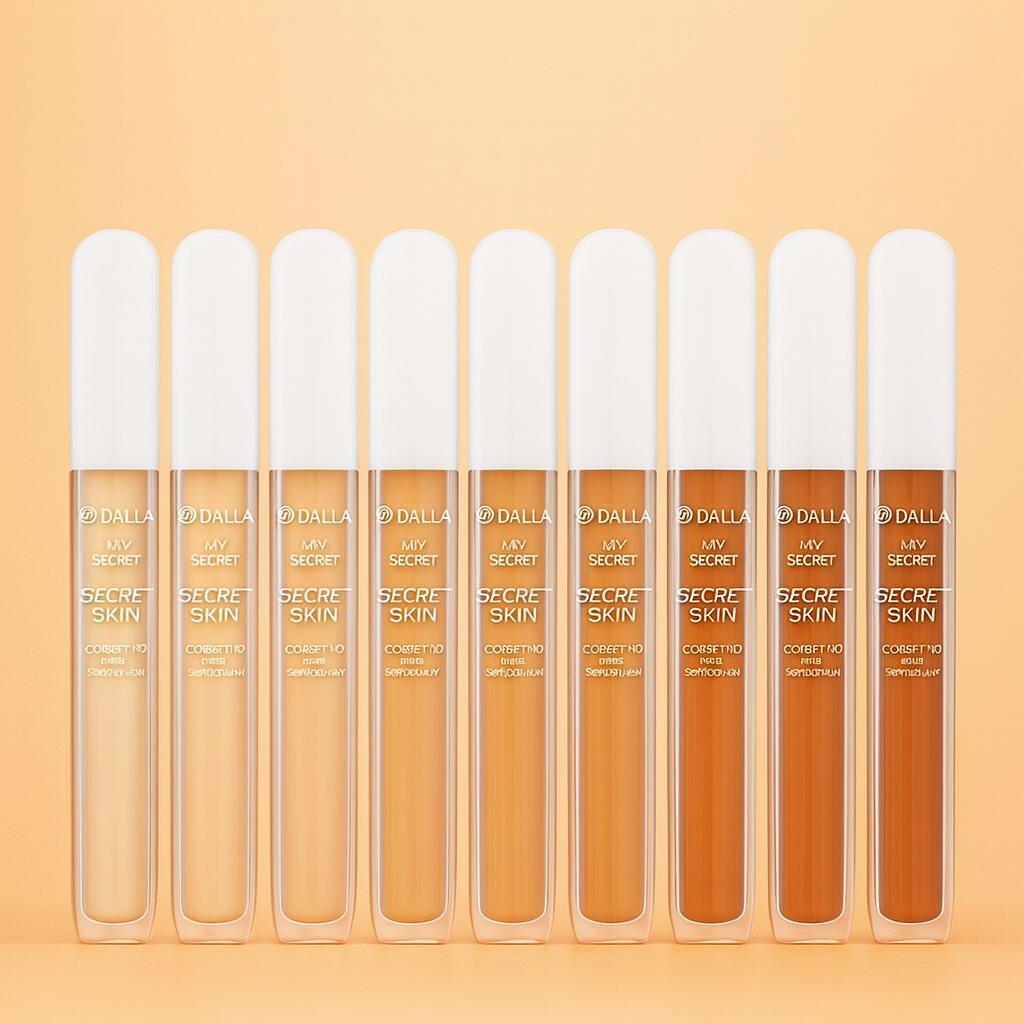 Corretivo e Base Hidratante Dalla My Secret Skin – Alta Cobertura e Toque Suave