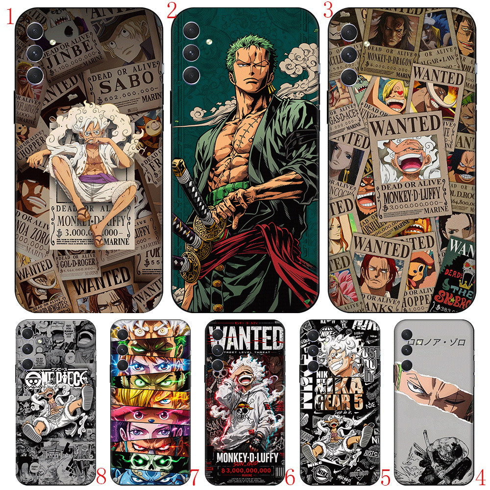 Uma Peça anime (T-8) Samsung A01 Ue A02 M02 A03S A10 S A20 A30 TPU Para Capa De Telefone Protetora De Plástico